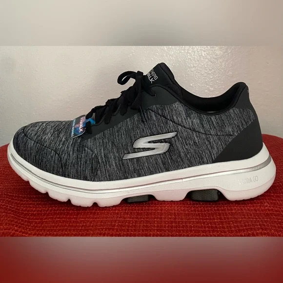 WOMENS….SKECHERS GO WALK ULTRA PILLARS ATHLETIC SHOES - Picture 5 of 15